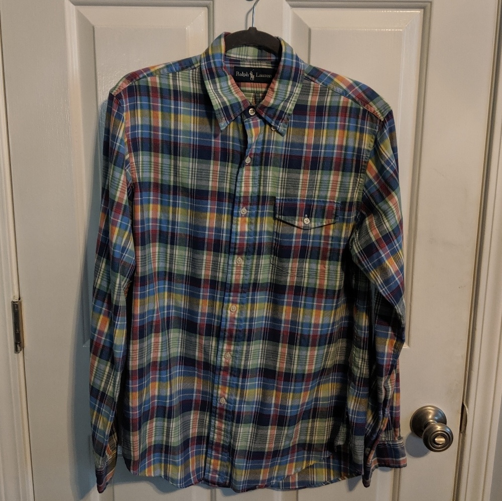 Polo Plaid button down shirt